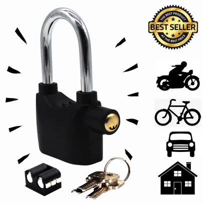 Security Alarm Lock – Black